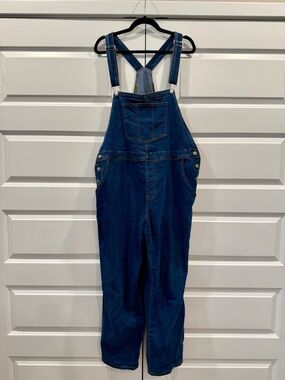 Classic Dark Blue Denim Overalls